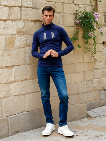 Summer Thin Men's Elastic Cotton Jeans Fashion Gray Comfortable Business Straight Casual Pants Brand Male Clothes Trousers