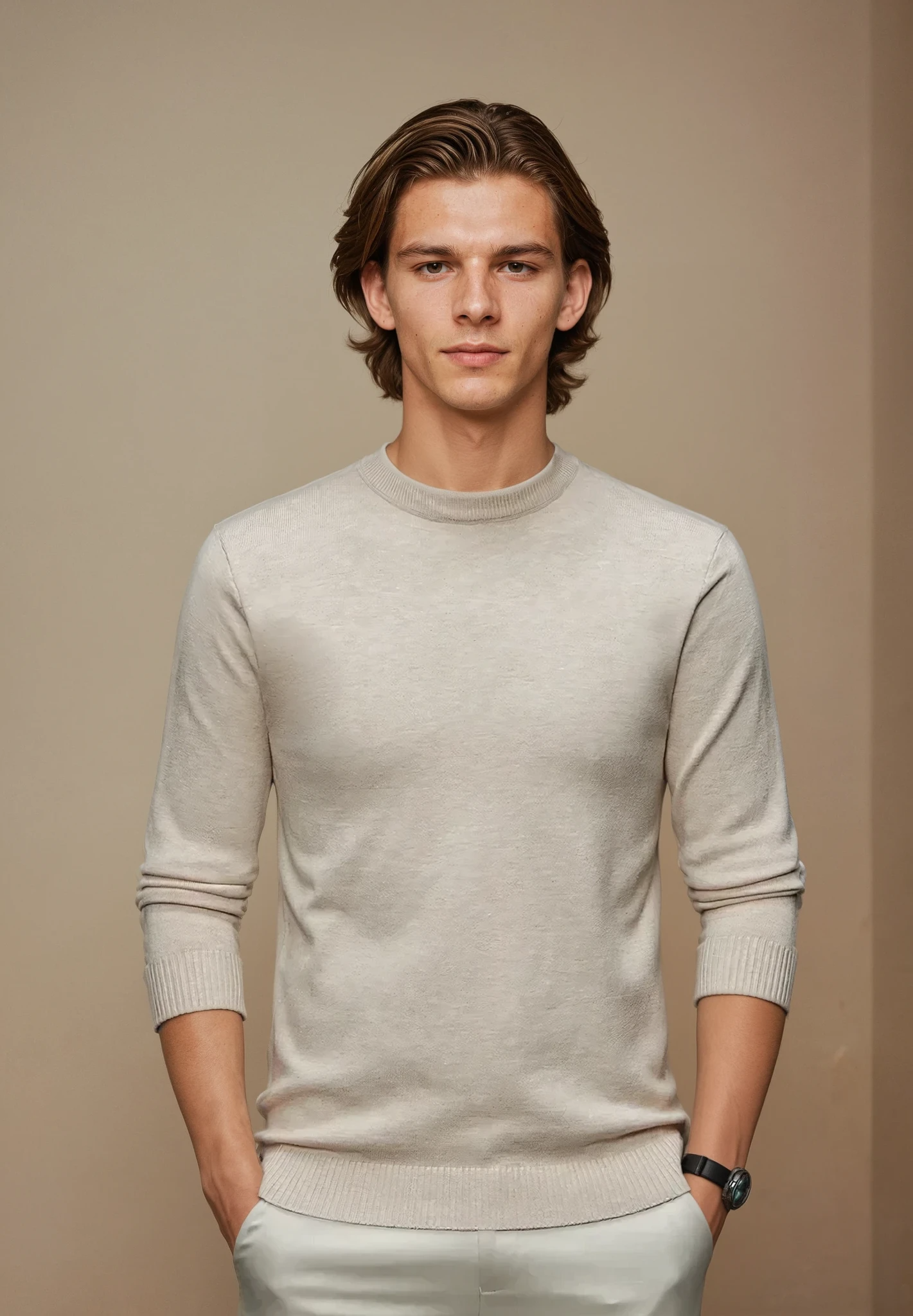 Herren Pullover in 7 exklusiven Farben mit langen Ärmeln